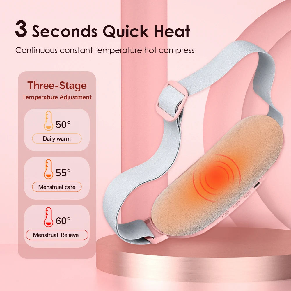 Drug-Free Comfort Women Period Heating Massage Belt